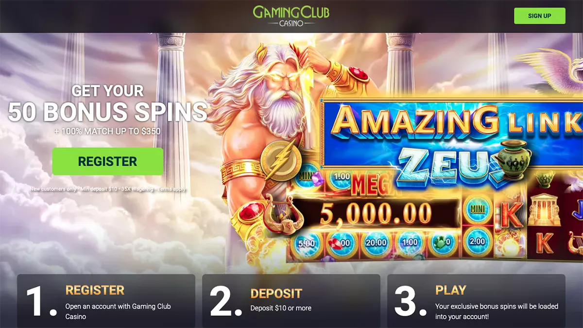 Gaming Club 50 Free Spins